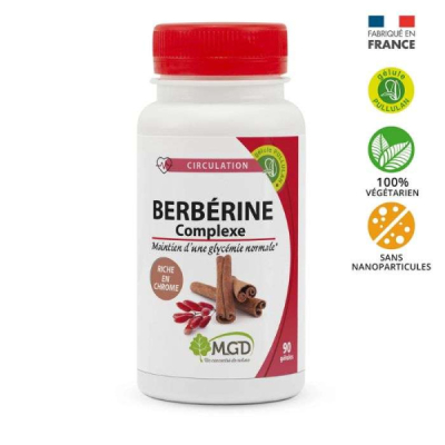 MGD NATURE - Berberine complexe 90 gelules