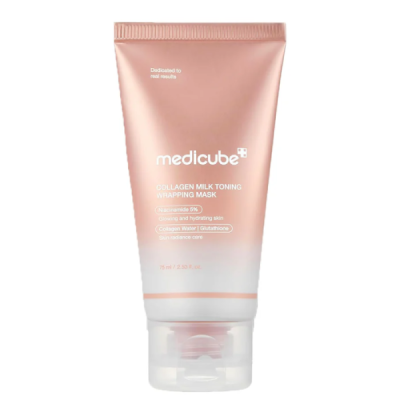 MEDICUBE - Collagen milk toner wrapping mask 75 ml