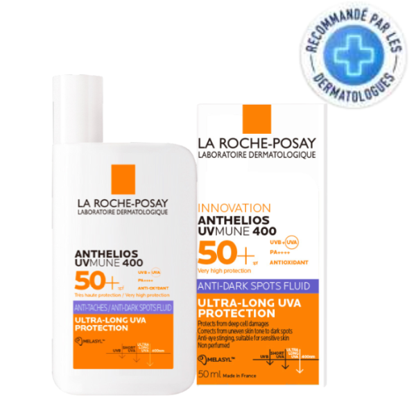 LA ROCHE POSAY - Anthelios uvmune 400 fluide anti taches spf50+ 50 ml