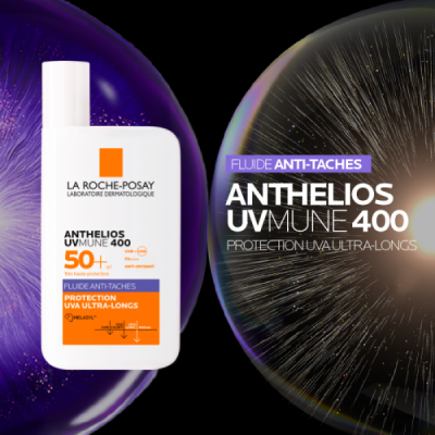 LA ROCHE POSAY - Anthelios uvmune 400 fluide anti taches spf50+ 50 ml