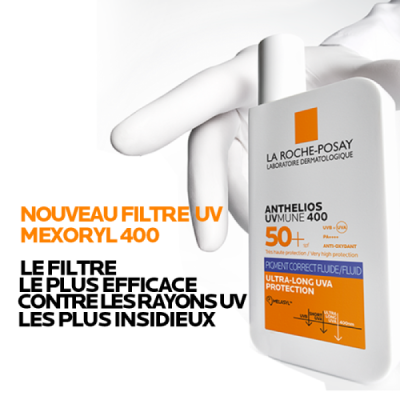 LA ROCHE POSAY - Anthelios uvmune 400 fluide anti taches spf50+ 50 ml